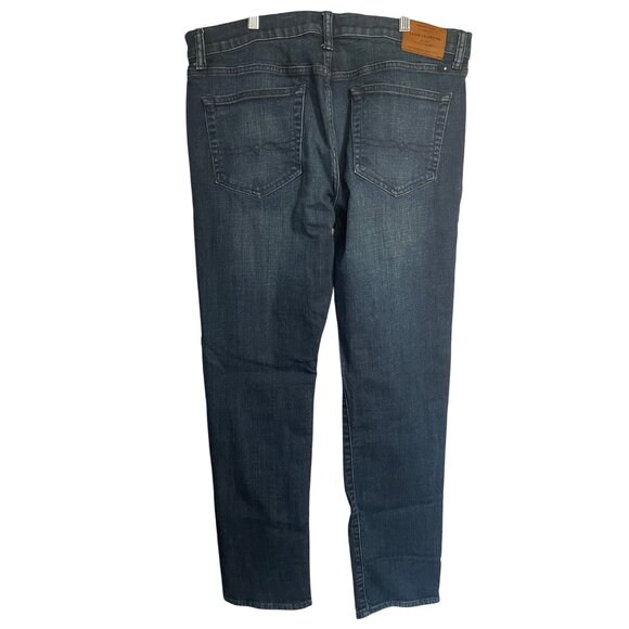 Lucky Brand 121 Slim Fit Jeans Mens Size 36 Button Fly Denim Measure 36x32 - Picture 2 of 9